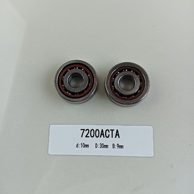 7200AC 角式接触ボールベアリング 10*30*9mm 25°接触角とOPENシールタイプ