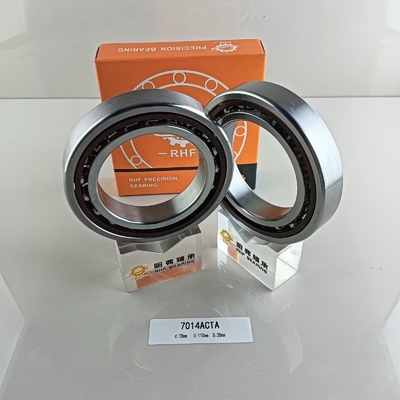 銅ケージ 75*115*20mm 角形接触ボールベアリング 7015AC ラジアル負荷の方向性