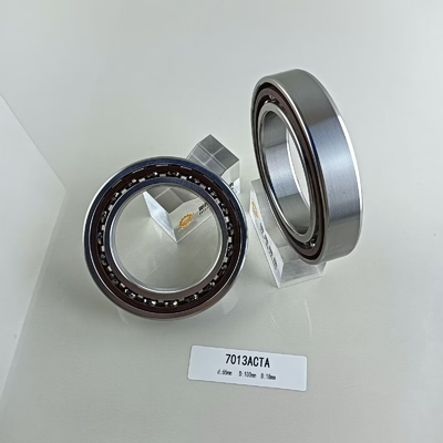 単列 65*100*18mm 角形接触球軸承 7013AC 機械修理工場用