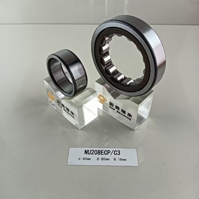 NU/NJ/NF208ECP 製薬産業用 円筒型ローラー軸承 40*80*18mm