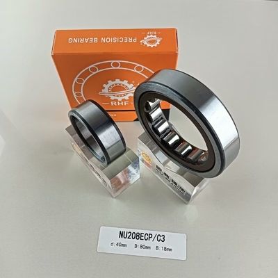 NU/NJ/NF208ECP 製薬産業用 円筒型ローラー軸承 40*80*18mm