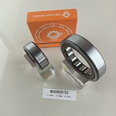単列 45*85*19mm NU/NJ/NF209ECP 重機械用円筒型ローラーベアリング