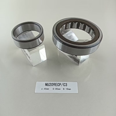 単列 45*85*19mm NU/NJ/NF209ECP 重機械用円筒型ローラーベアリング