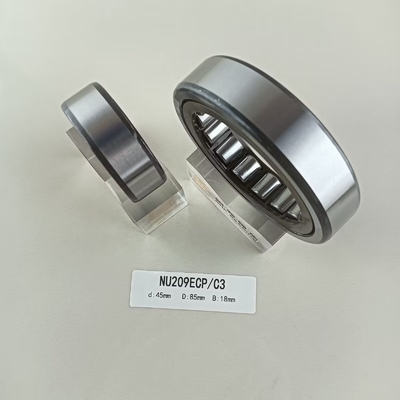 単列 45*85*19mm NU/NJ/NF209ECP 重機械用円筒型ローラーベアリング