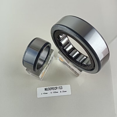 単列 45*100*25mm NU/NJ/NF309ECP オイル潤滑付き円筒型ロールベアリング