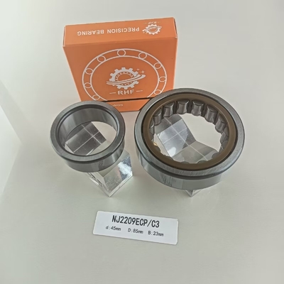 45*85*23mm NU/NJ/NF2209ECP 建設機械用の円筒型ローラーベアリング
