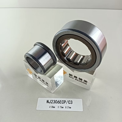 構造 円筒形 クロム鋼 Gcr15 NU/NJ/NF2306ECP ローラーベアリング 30*72*37mm