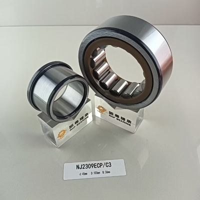 NU/NJ/NF2309ECP 45*100*36mmのローラーベアリング 耐久性鋼/銅/ナイロンケージ
