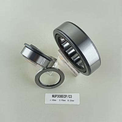 単列 NUP308ECP 40*90*23mm の円筒型ローラーベアリング