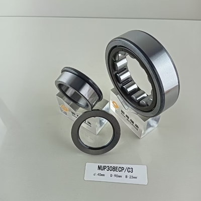単列 NUP308ECP 40*90*23mm の円筒型ローラーベアリング