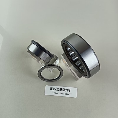 クロム鋼 Gcr15 NUP2208ECP 重用用用シリンダ式ローラーベアリング